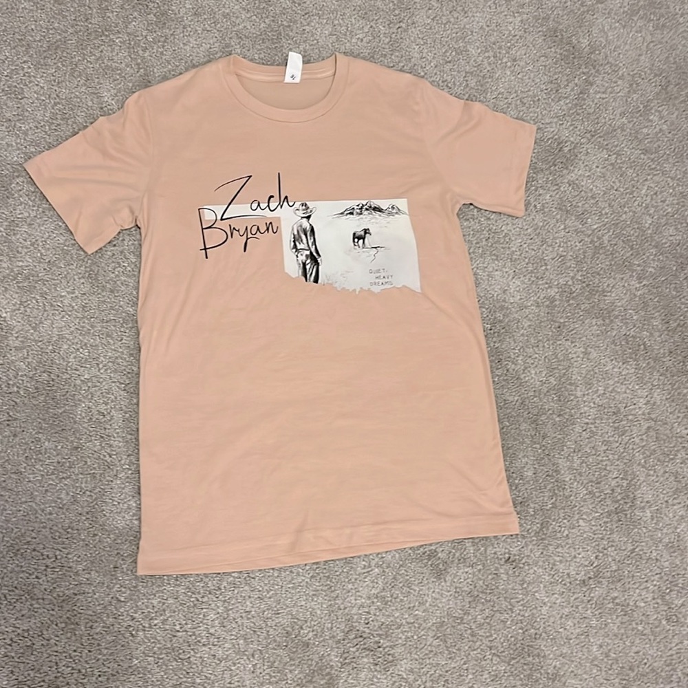 Brand New Dusty Rose Zach Bryan T-Shirt